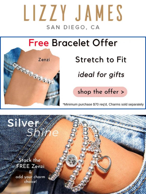 Get Your Free Silver Bracelet Today!
