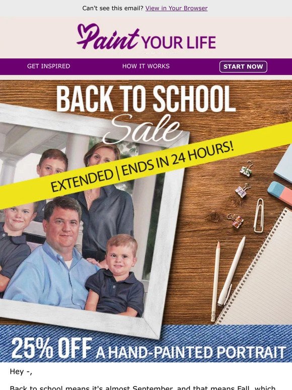 Back-to-School Sale is EXTENDED! 🥳