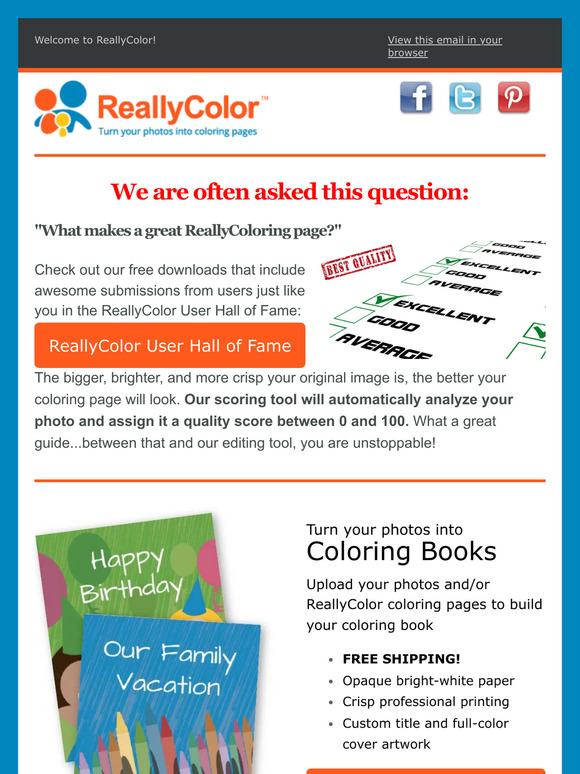 What makes a great ReallyColoring Page?