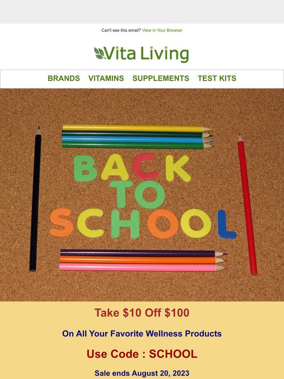 Be Healthy This School Year With Extra Savings!