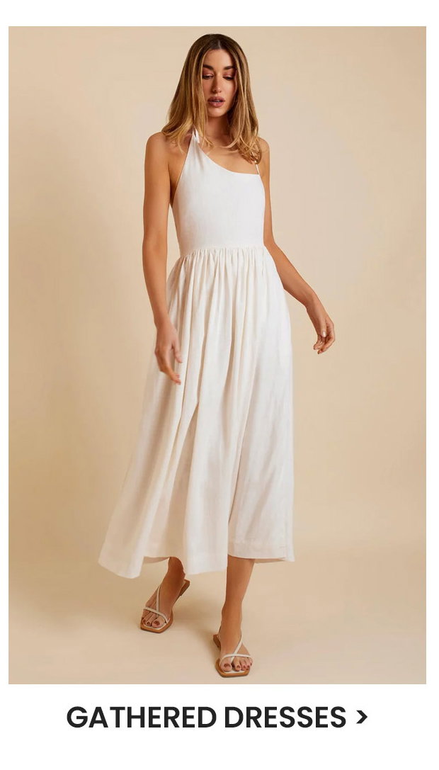 GATHERED DRESSES