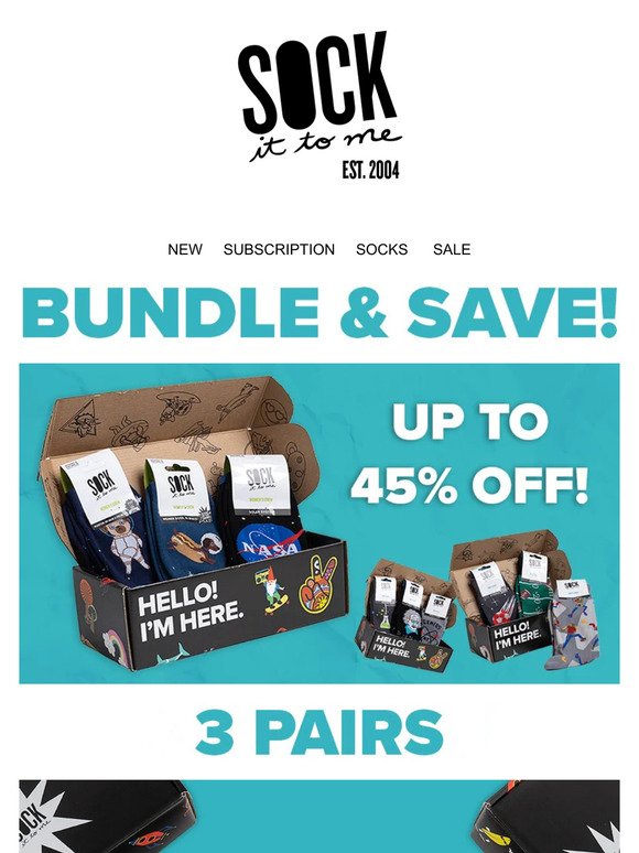 Bundle & SAVE! 3 Pairs for Only $25!