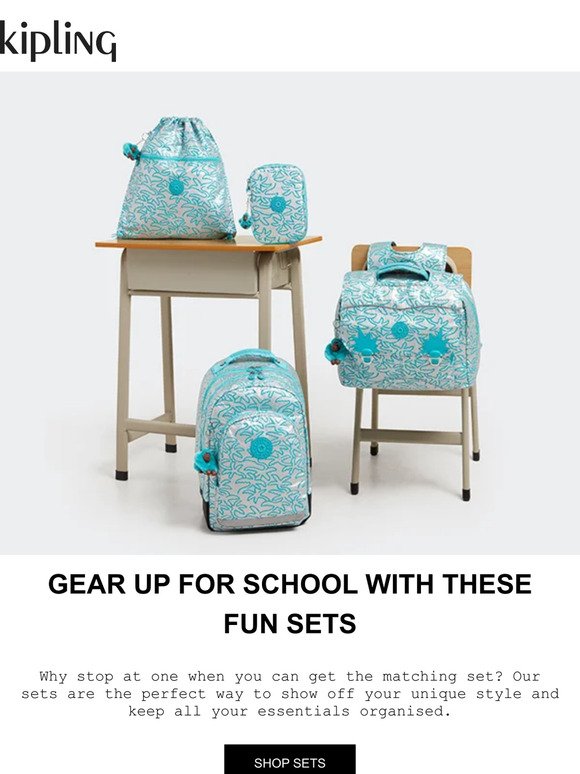 Gear up for school with these fun sets