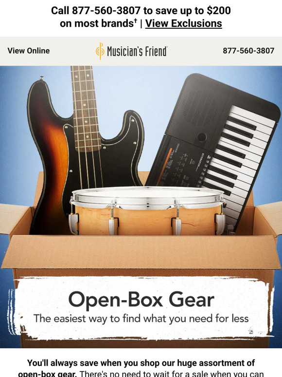 Musician's Friend: Musical Instruments Store