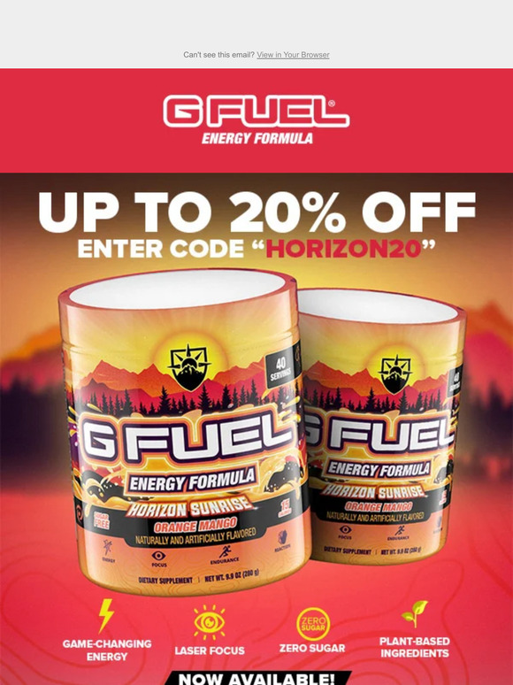 G FUEL Energy Formula  The Beyond Shaker by Horizon