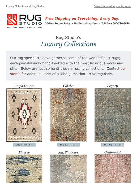 The Luxury Collections from RugStudio