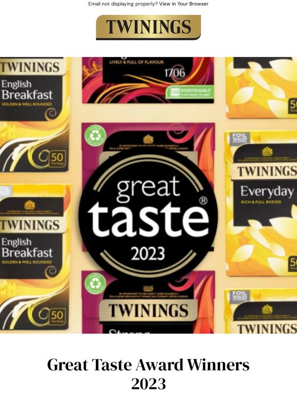 Twinings Great Taste Awards 2023
