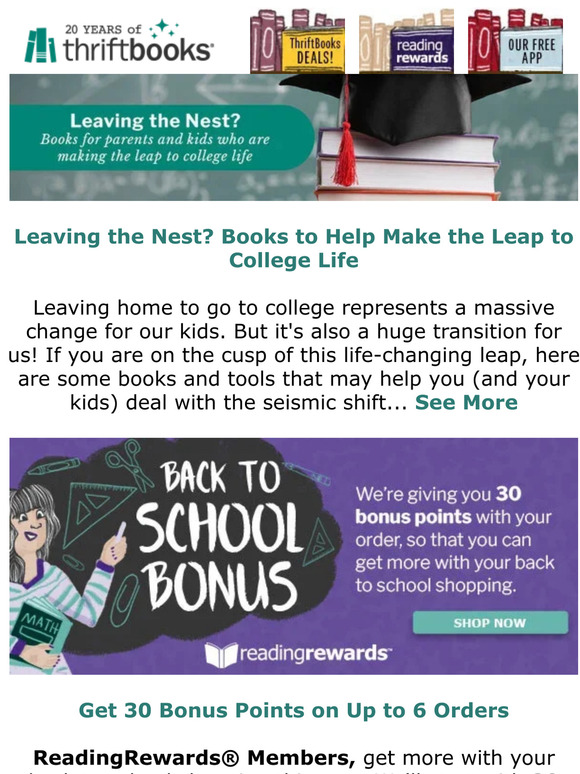Books to Help Make the Leap to College Life
