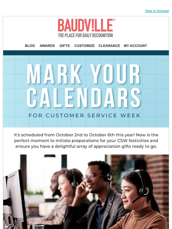 Mark Your Calendars!
