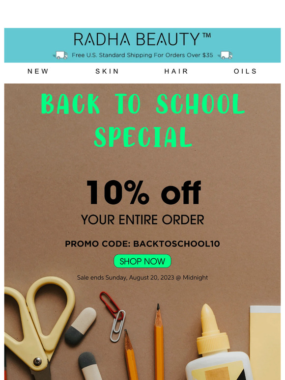 10% Off - Get Ready for School Success!