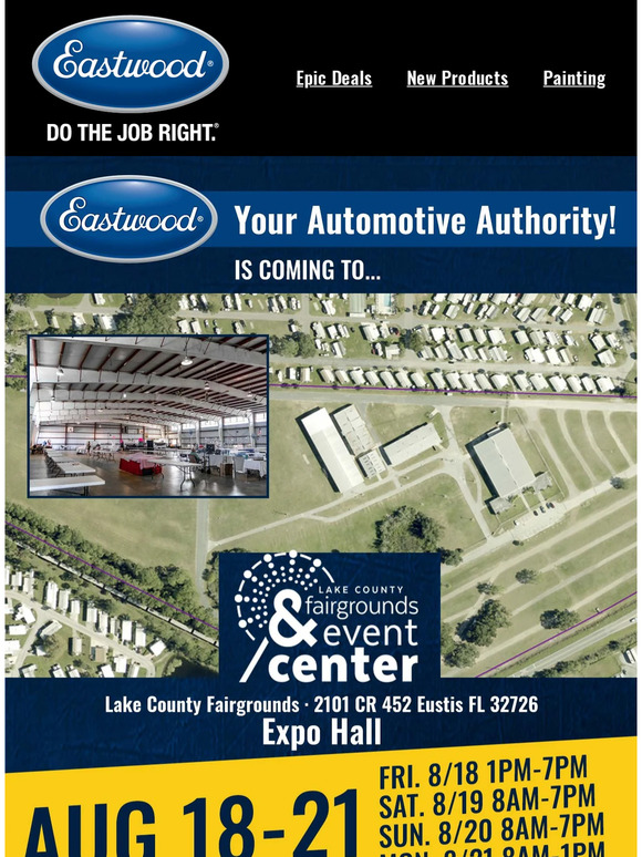 The Eastwood Company Come Visit Eastwood At Lake County Fairgrounds