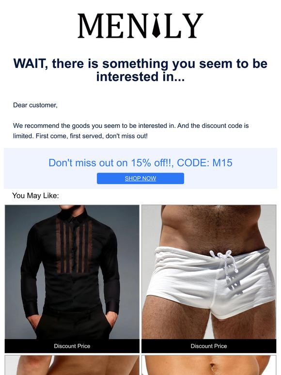 WAIT, there is something you seem to be interested in...