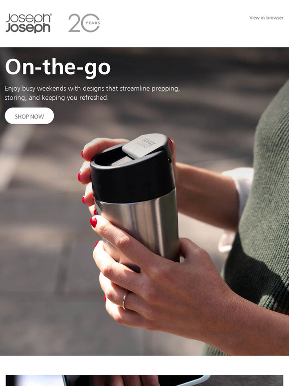 Conquer the weekend with our on-the-go essentials
