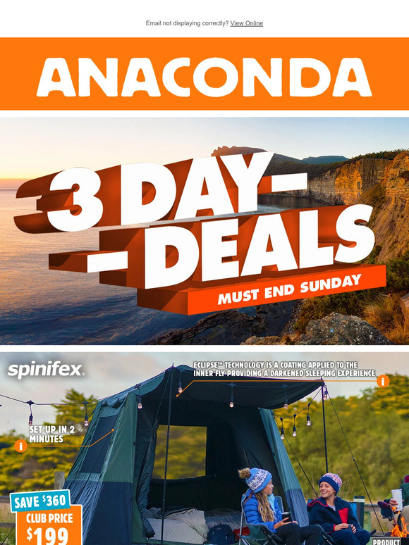 OVER 60% OFF Mawson 4 Person Tent! 🤯