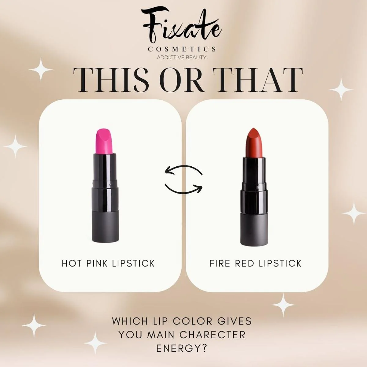 Fixate Cosmetics Company MAIN CHARACTER ENERGY.. WHICH ONE? Milled