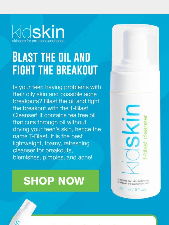Blast your teen’s oil and breakout with this!