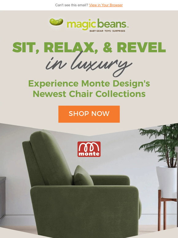 Magic Beans: Introducing the Future of Comfort: New Chairs from Monte ...