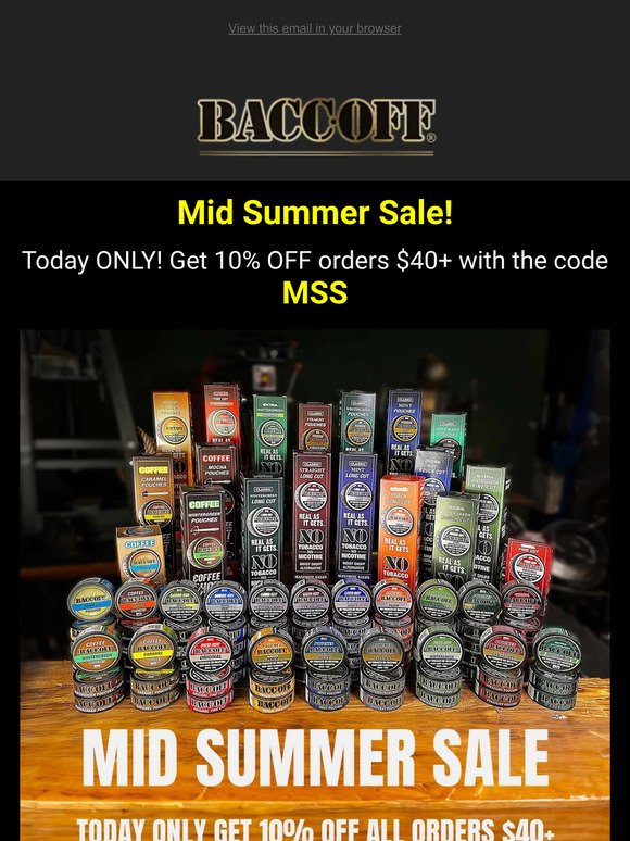 One Day Only Mid Summer Sale!