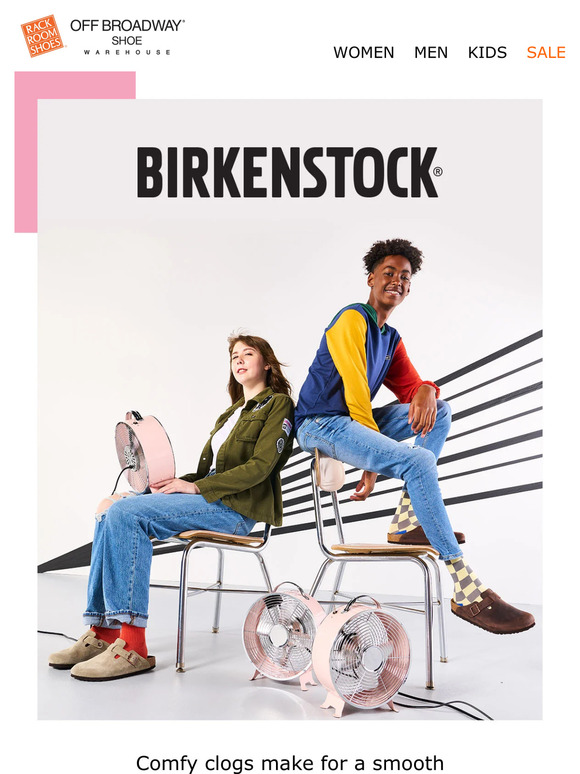 Rack Room Shoes Birkenstock & Crocs for Back to School! Milled