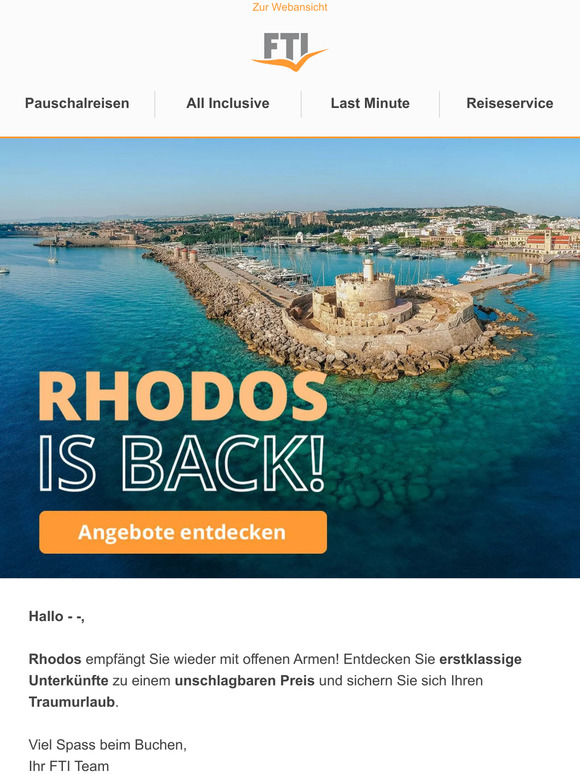 ☼ Rhodos is back! | Herbstferien | Last Minute ☼