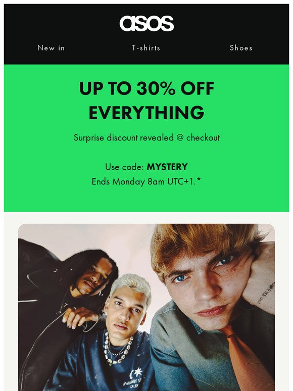 Up to 30% off everything 🔑