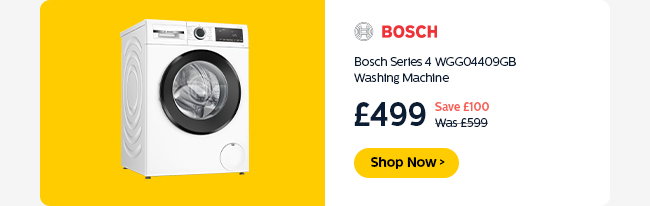 Bosch Series 4 WGG04409GB Washing Machine