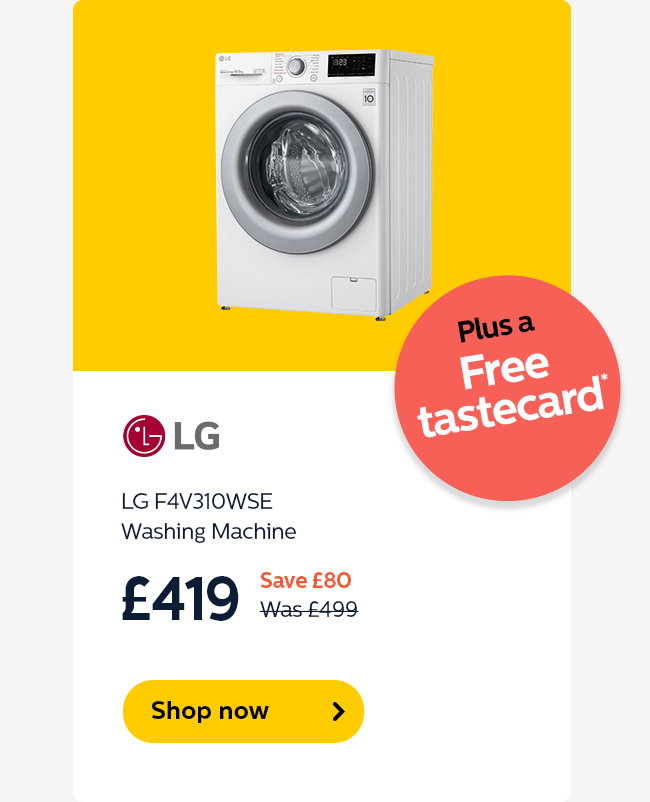 LG F4V310WSE Washing Machine