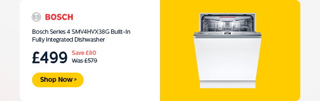 Bosch Series 4 SMV4HVX38G Built-In Fully Integrated Dishwasher