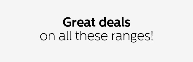 Great deals on these ranges