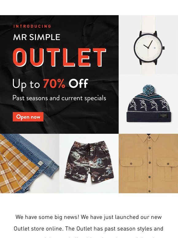 Introducing OUTLET 🛒 A new way to shop
