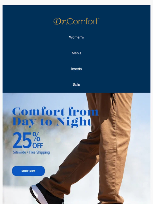 Don't Miss the Savings, It's the Final Weekend to Save 25% on Casual Comfort and More.