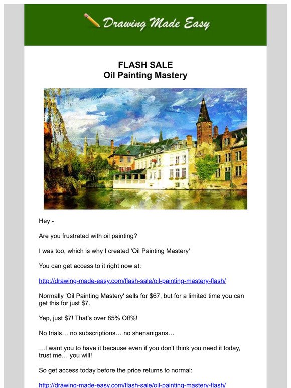 FLASH SALE - Oil Painting Mastery