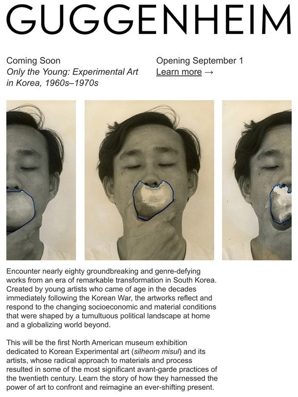 Coming soon: Experimental Art in Korea