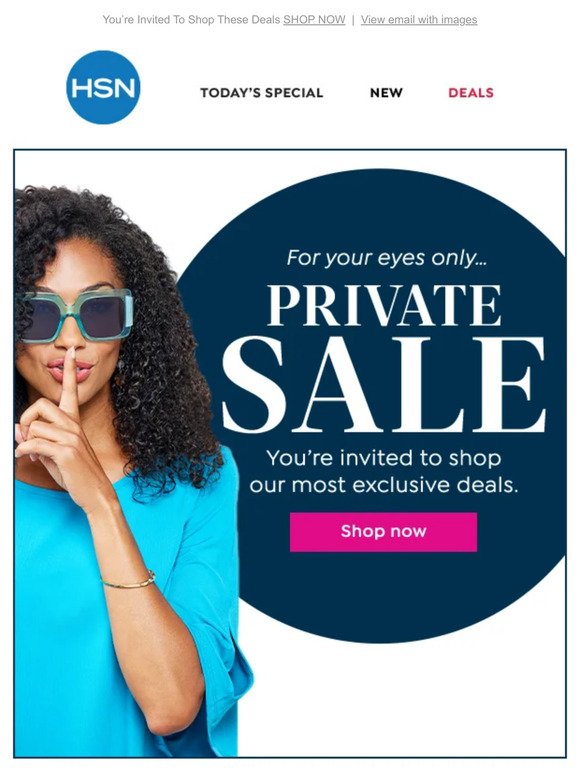 Exclusive Access: Private Sale Just for You!