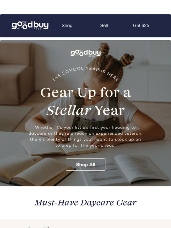 GOOD BUY GEAR Your daycare musthave list is here 👶 Milled