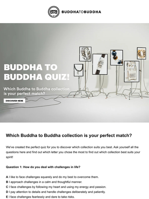 Take the Buddha to Buddha quiz