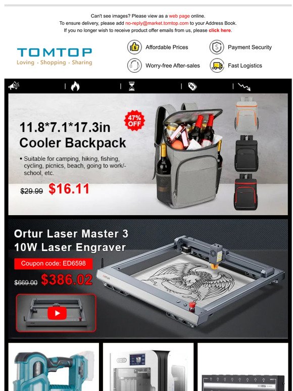 [Members order first] Solar Powered Generator & Laser Engraver & 3D Printer Big Price Cut!⚡