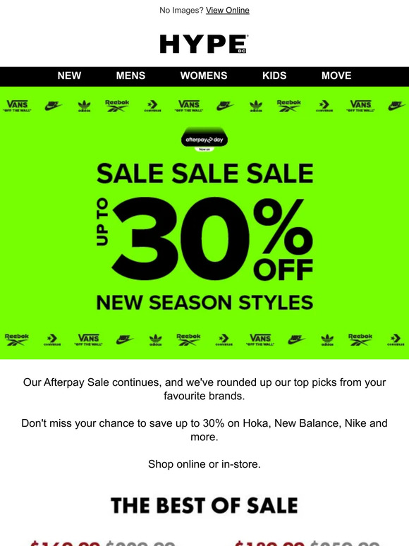 The best of our Afterpay sale