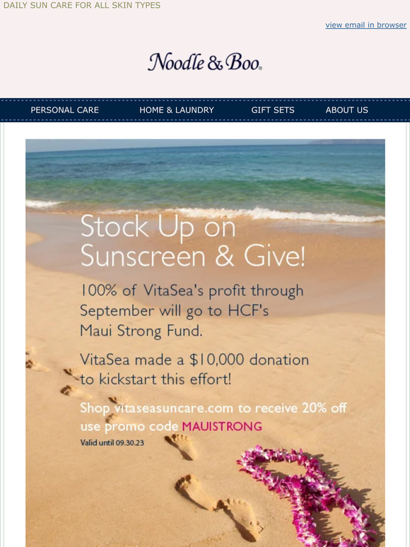 Stock Up on Sunscreen & Give! ☀️🌻