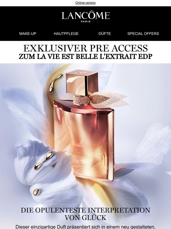 🔥Dein exklusiver Pre Access zur Duftneuheit: La vie est belle L'Extrait