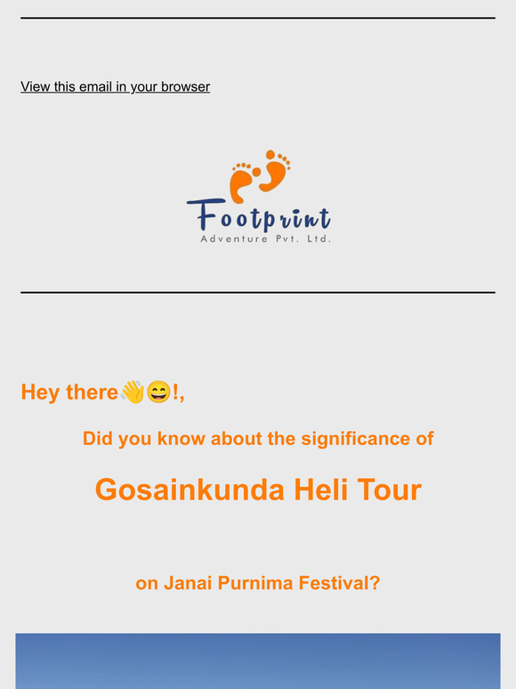 Gosainkunda Heli Tour on Janai Purnima