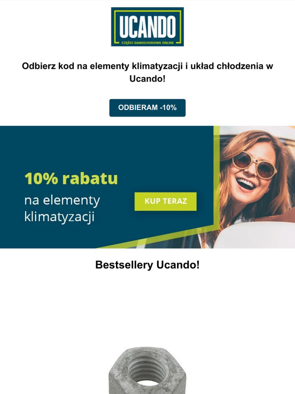 ☀️ -10% na elementy klimatyzacji i chłodzenia w Ucando 🔧