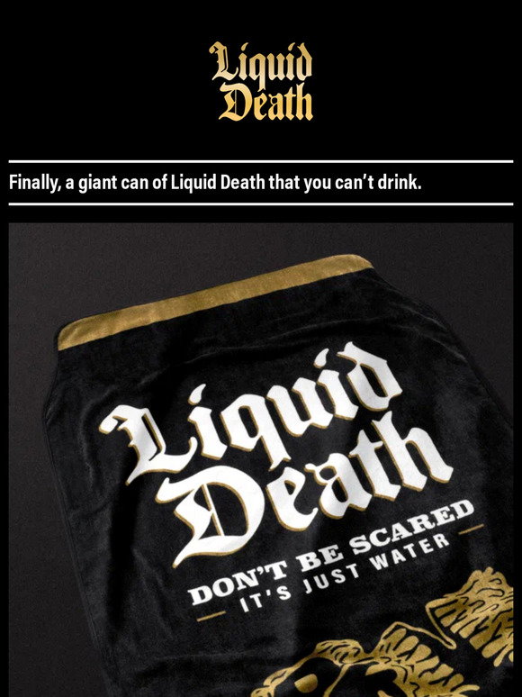 Liquid Death x Metallica Tour Tee