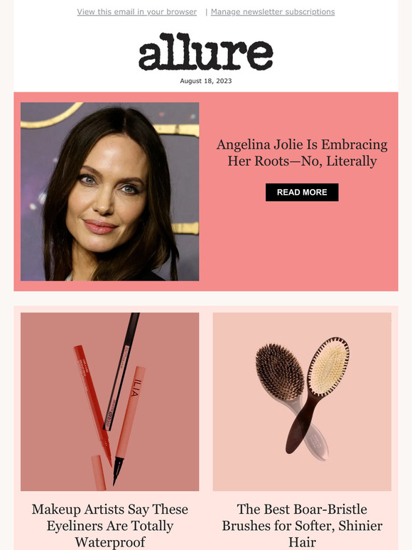 Allure Beauty Box Angelina Jolie Grew Out Her Roots to Transform Her