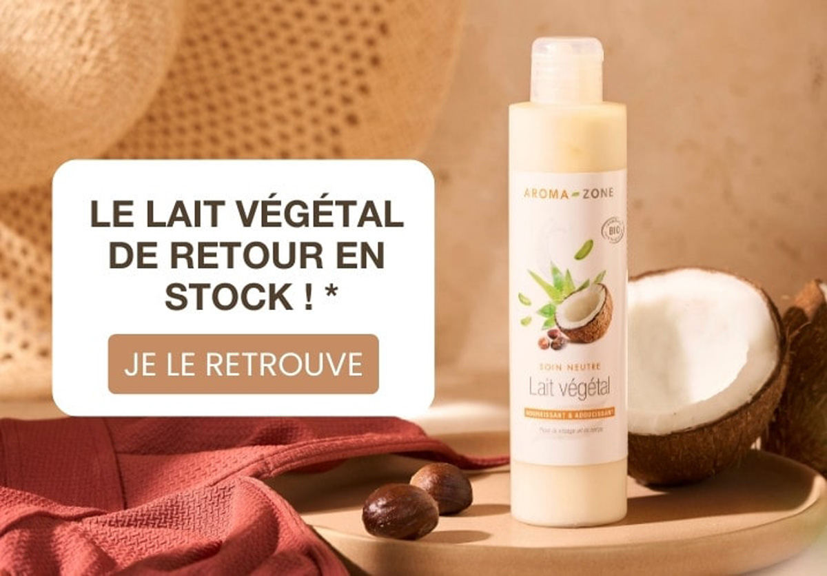 Retour en stock Lait végétal !