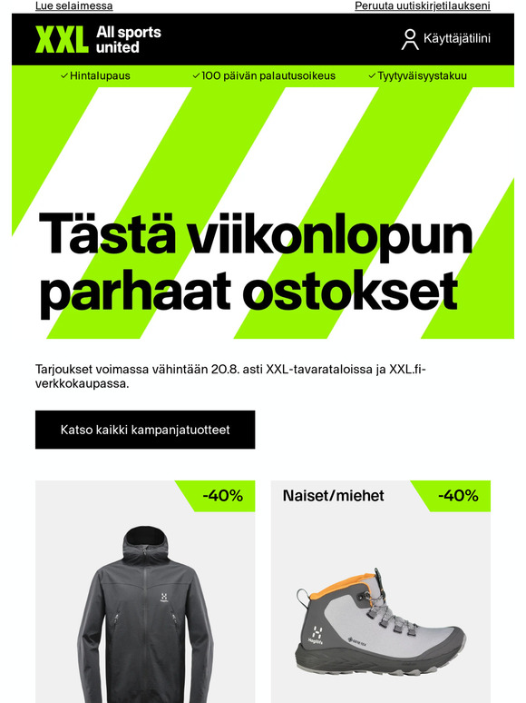 Nämä tarjoukset viedään käsistä! Alennukset jopa -50% 😮‍💨