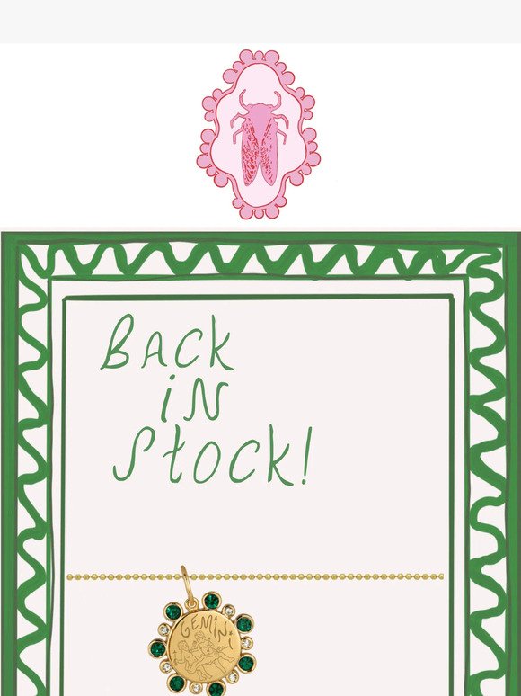 BACK IN STOCK!