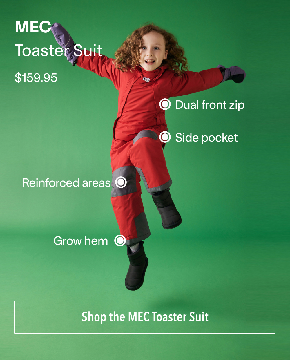 Mountain Equipment Company The iconic MEC Toaster Suit Milled