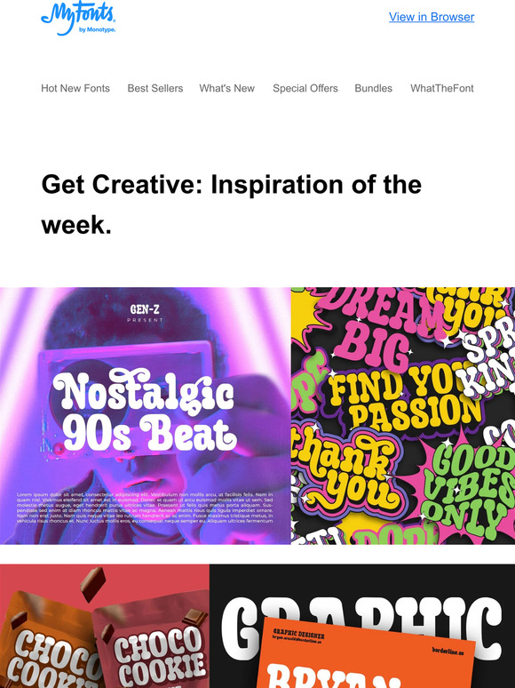 Get Creative: Inspiration of the week.