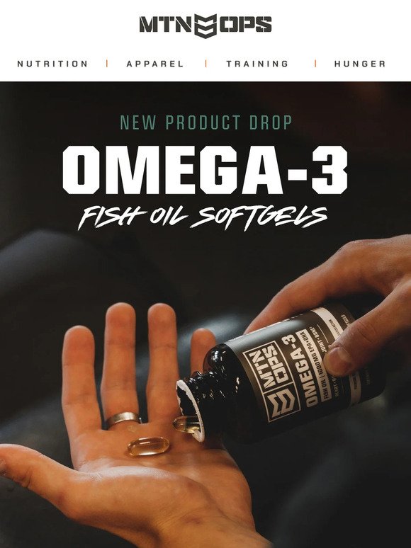 NEW PRODUCT // Introducing OMEGA-3